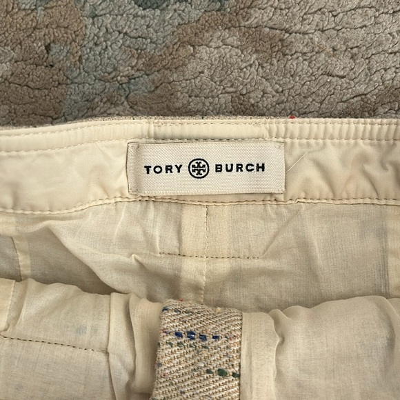 Tory Burch Donegal Twill shorts size 6 - Picture 2 of 9
